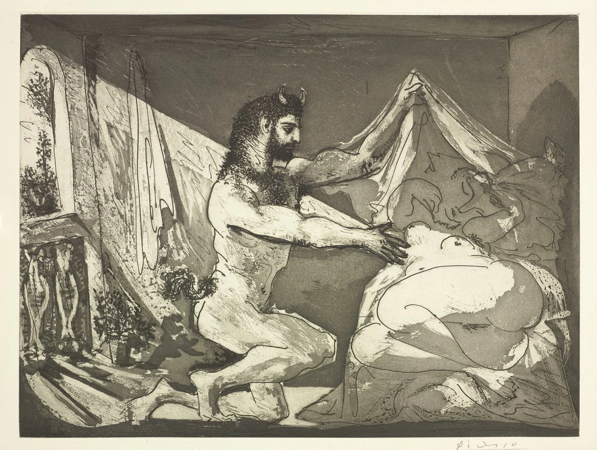 Faune Dévoilant Une Femme
