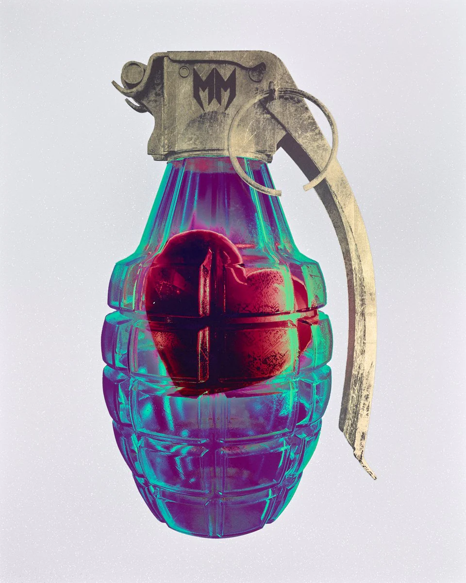 Love Grenade - Purple/Black