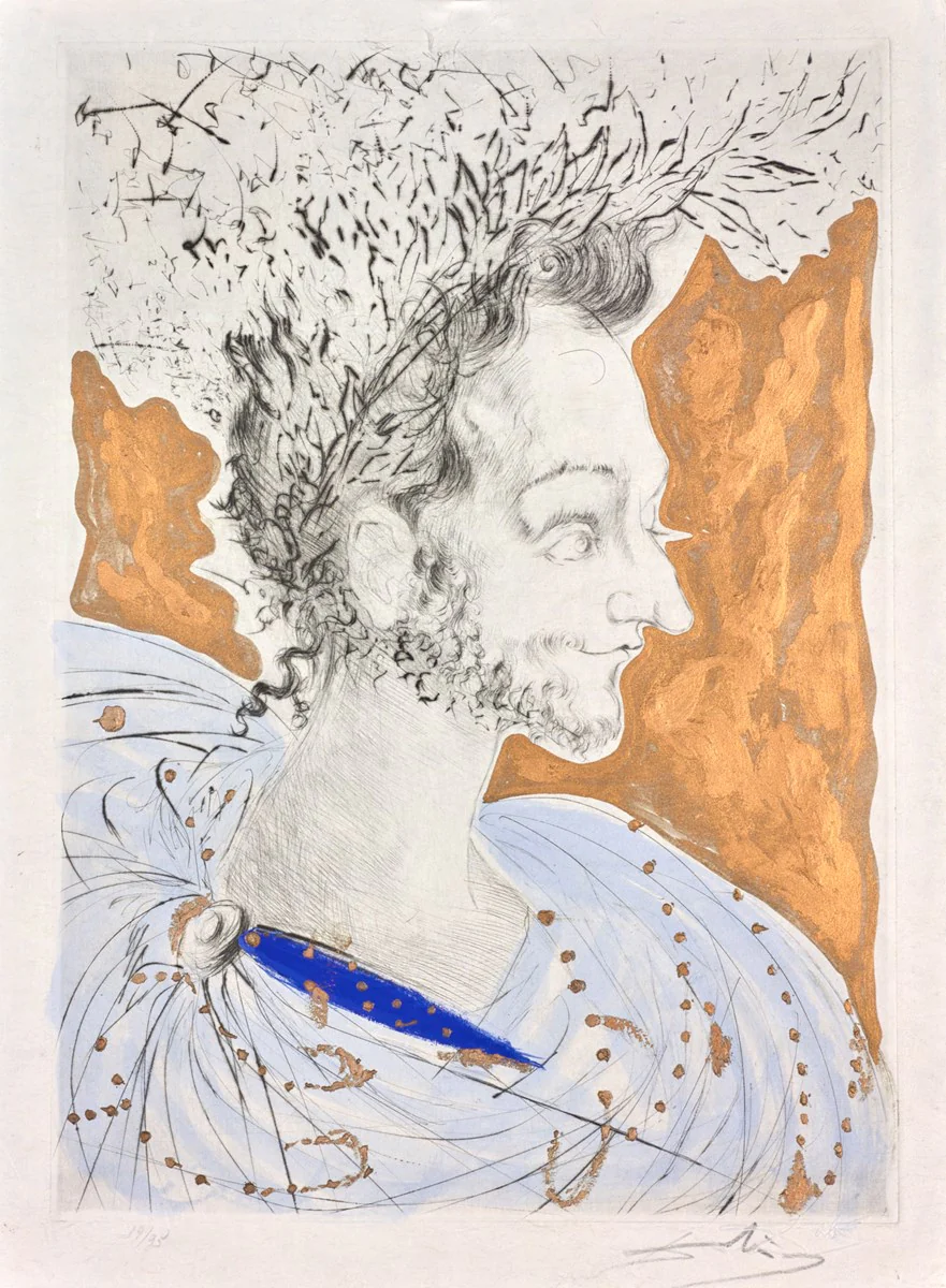 Portrait De Ronsard, From Les Amours De Cassandre