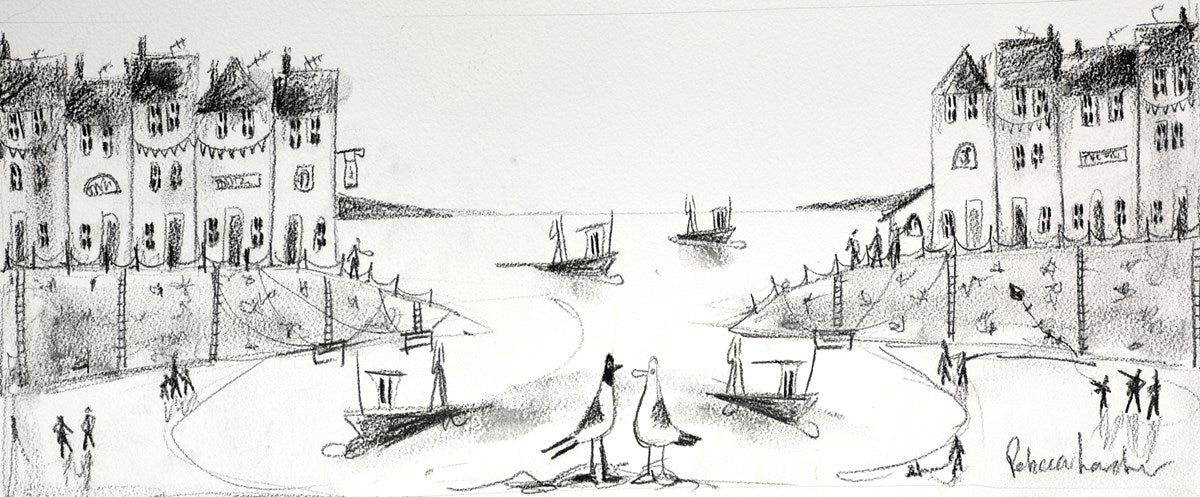 Puffin Party II (Sketch)