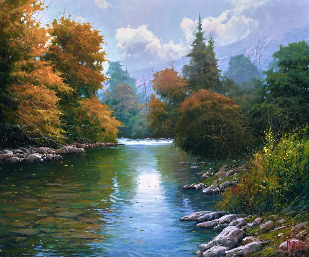 Saja River Near Barcena Mayor - Image 2