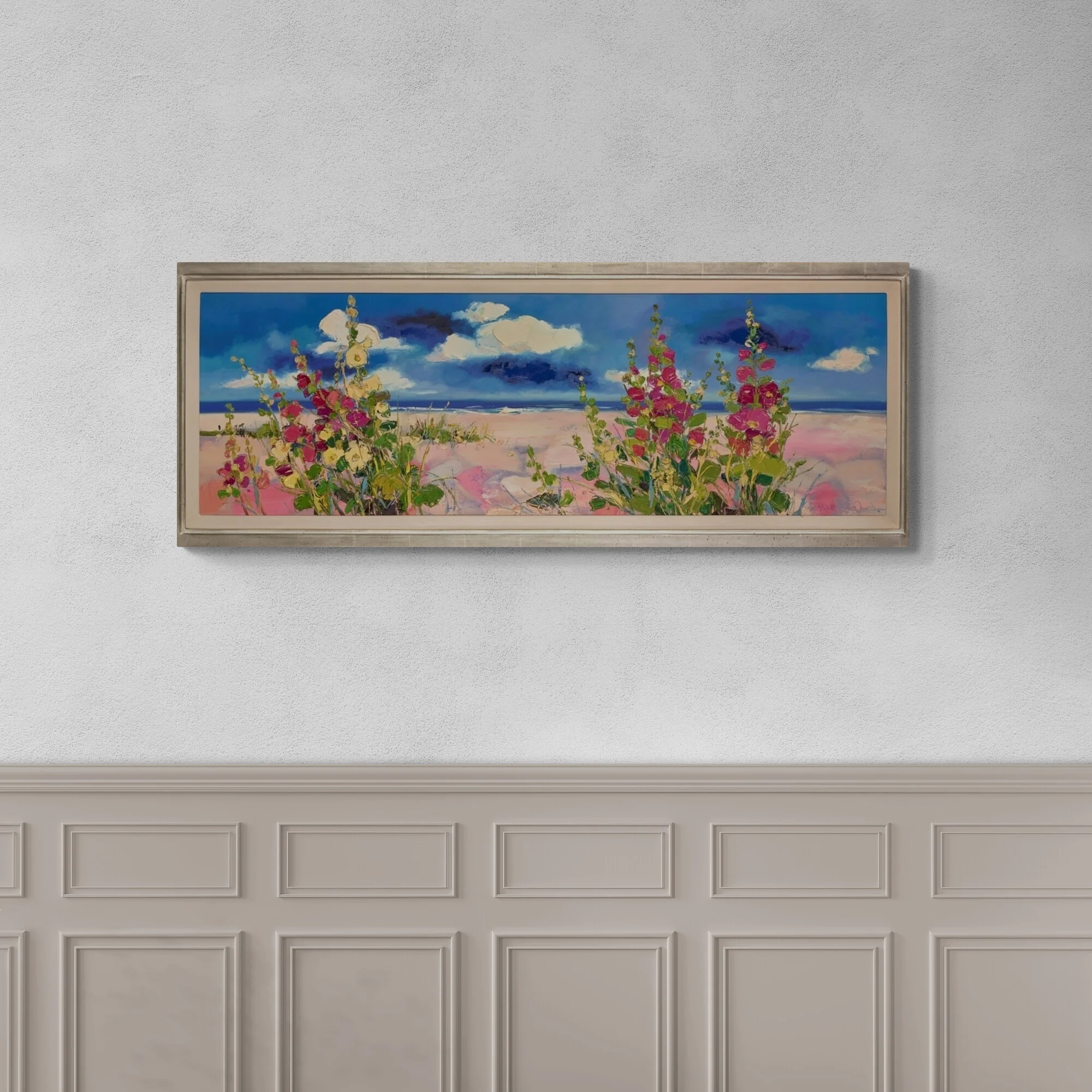 Through The Hollyhocks, Aldeburgh Beach - Image 2