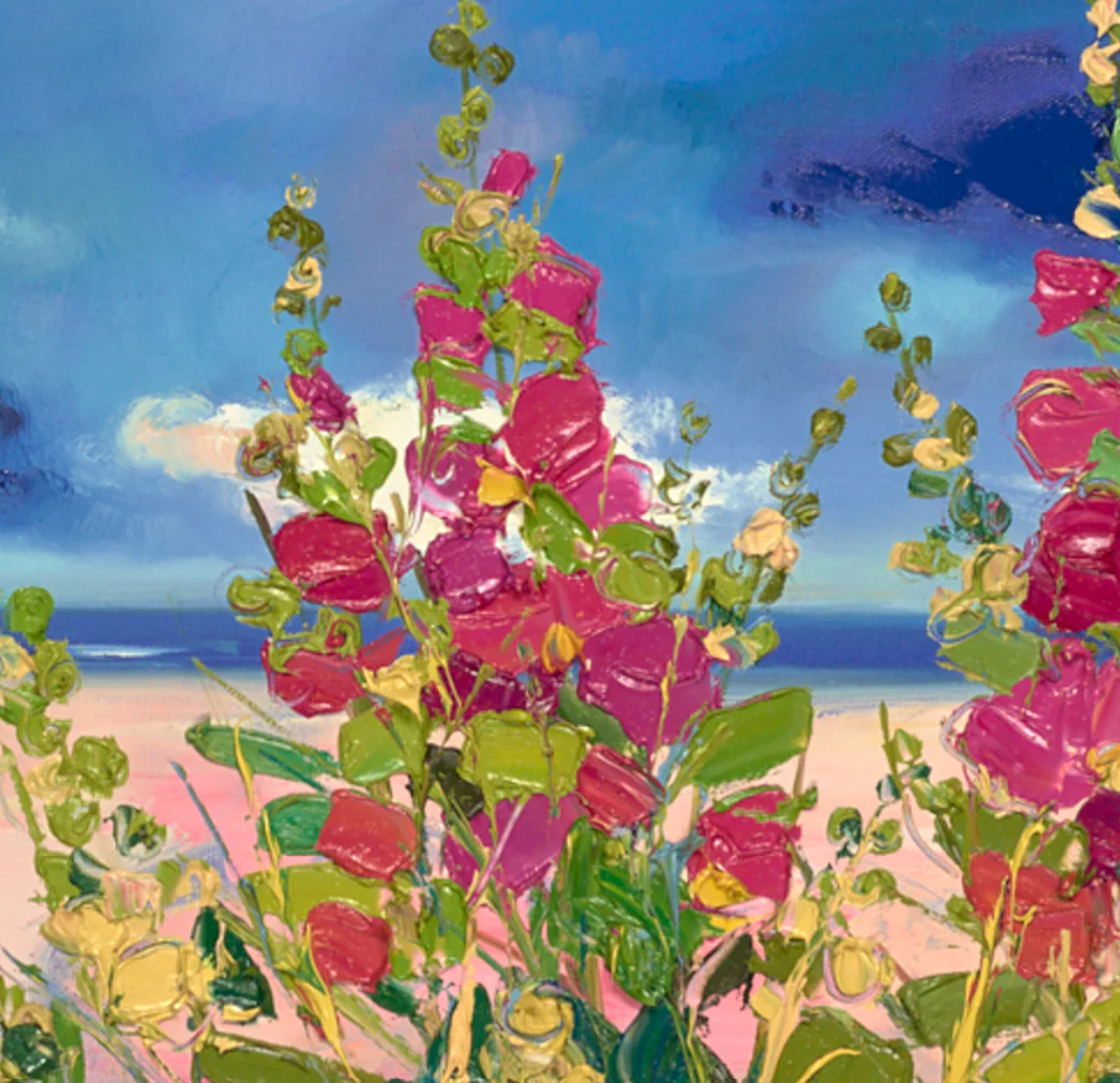 Through The Hollyhocks, Aldeburgh Beach - Image 4